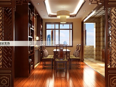 哈尔滨金水尚都中式家装风格展示，新房装修做中式风格