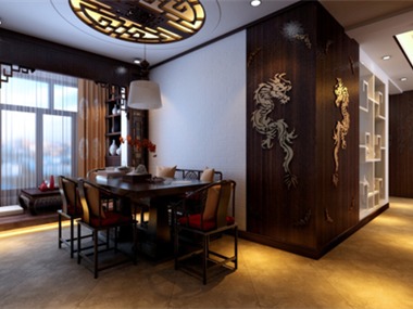 中式风格是以宫廷建筑为代表的中国古典建筑的室内装饰