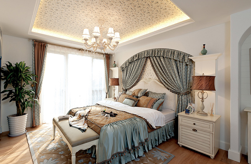 地中海风格家装案例图卧室