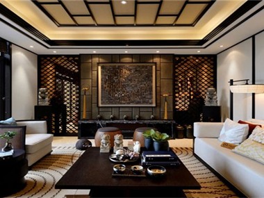 400平中式风格家装案例图客厅