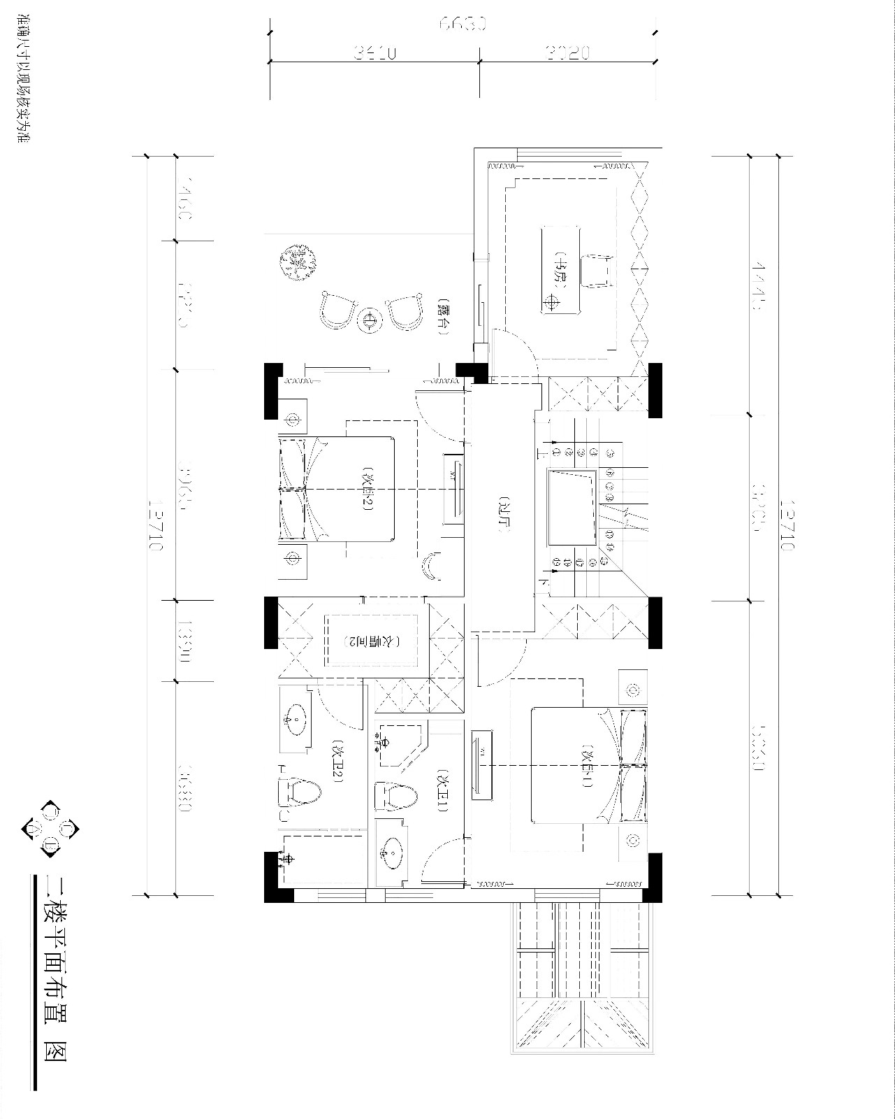 中式家装平面设计图