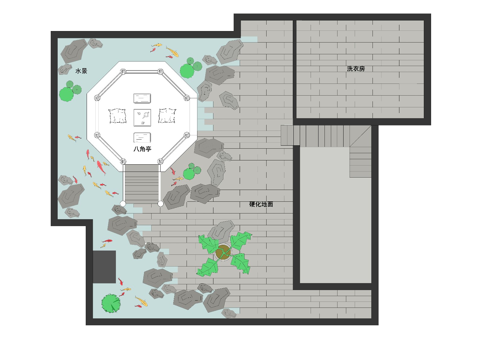 虎溪花园（新中式）—石余设计平面图