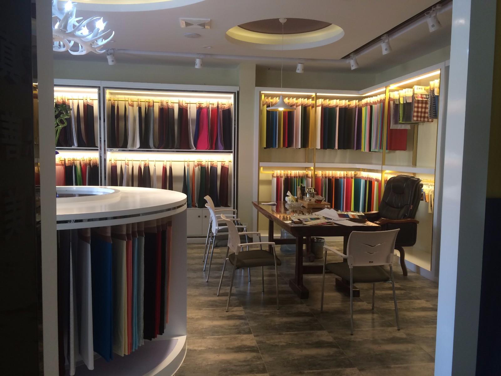 布料展厅0平米装修效果图_姜鑫设计作品-设计圈