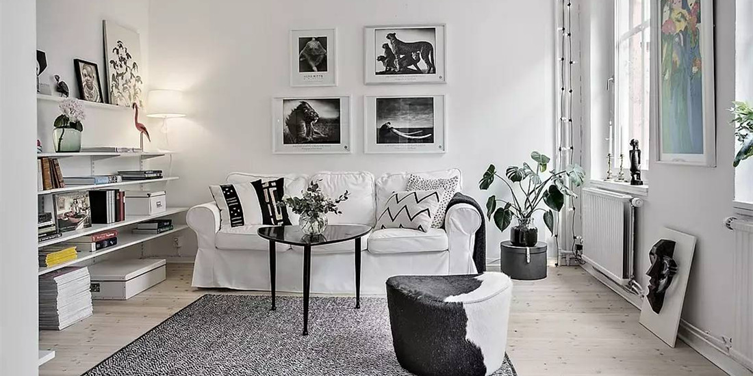 这间61平米的白色北欧一居室，收纳设计值得好好看看！