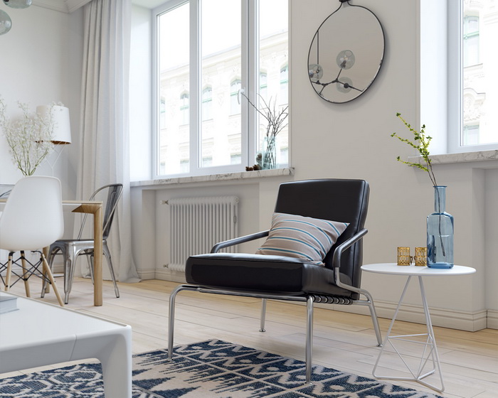 Scandinavian style apartment (6)