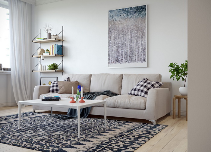 Scandinavian style apartment (2)