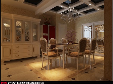 本居室的设计运用白为主色调表现欧式风格。现代欧式风